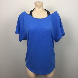 Lucy Open Shoulder Athletic SS Shirt